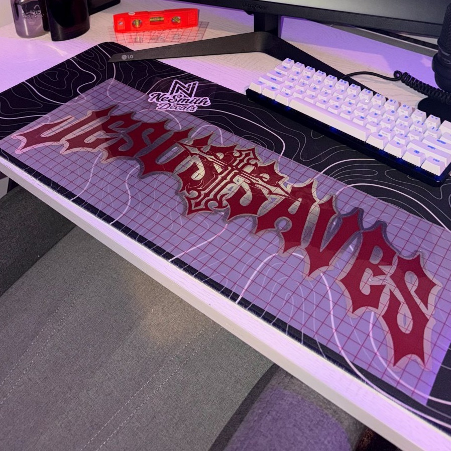 Gothic Jesus Saves Banner, photo 4