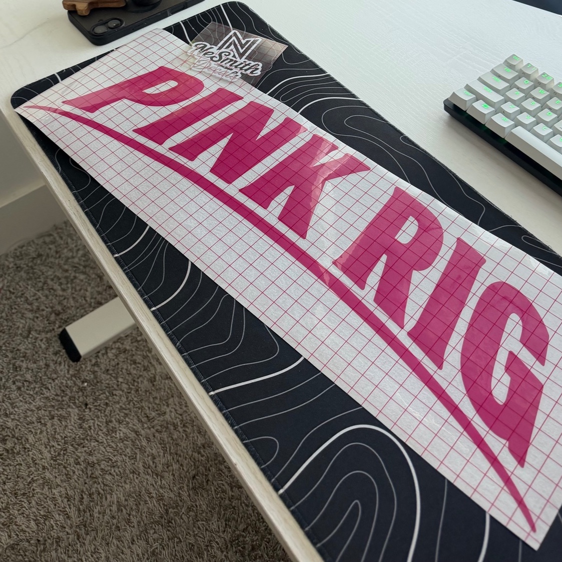 Pink Rig | Windshield Banner