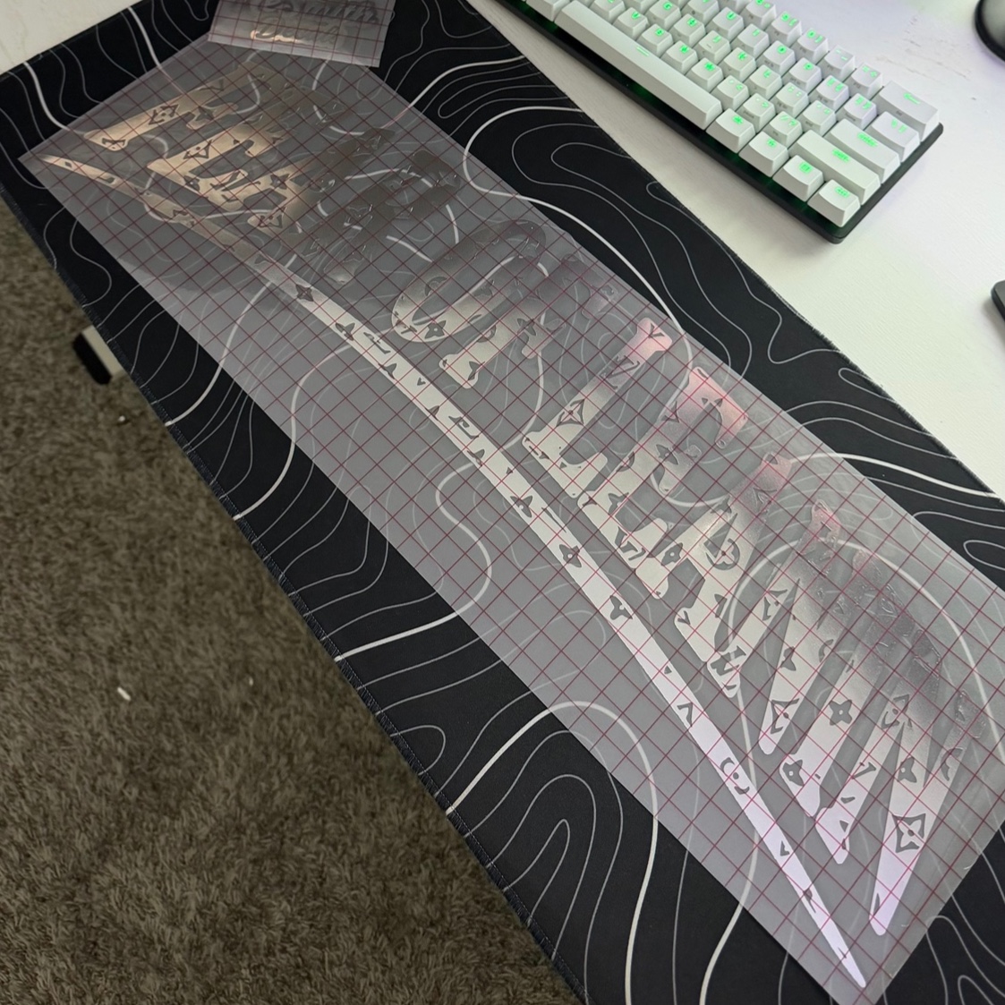 FEAR OF LEANIN “with Monogram Print” | Windshield Banner, photo 2