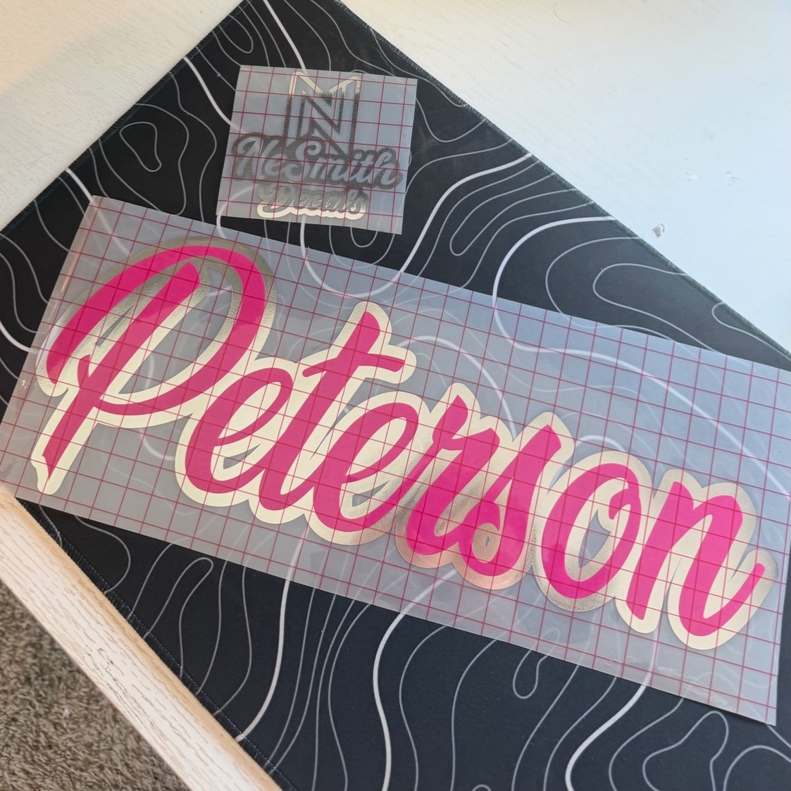 Last Name Decal | CURSIVE FONT, photo 2