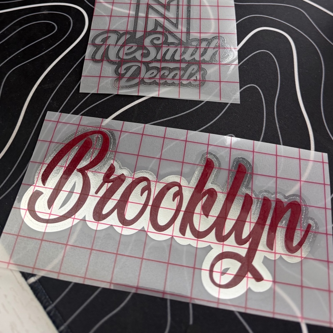 Small Name Decal | CURSIVE FONT, photo 4