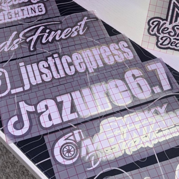 TikTok @ Decal (BLOCKY FONT), photo 5