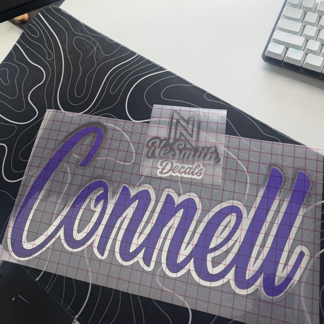 Last Name Decal | CURSIVE FONT, photo 4
