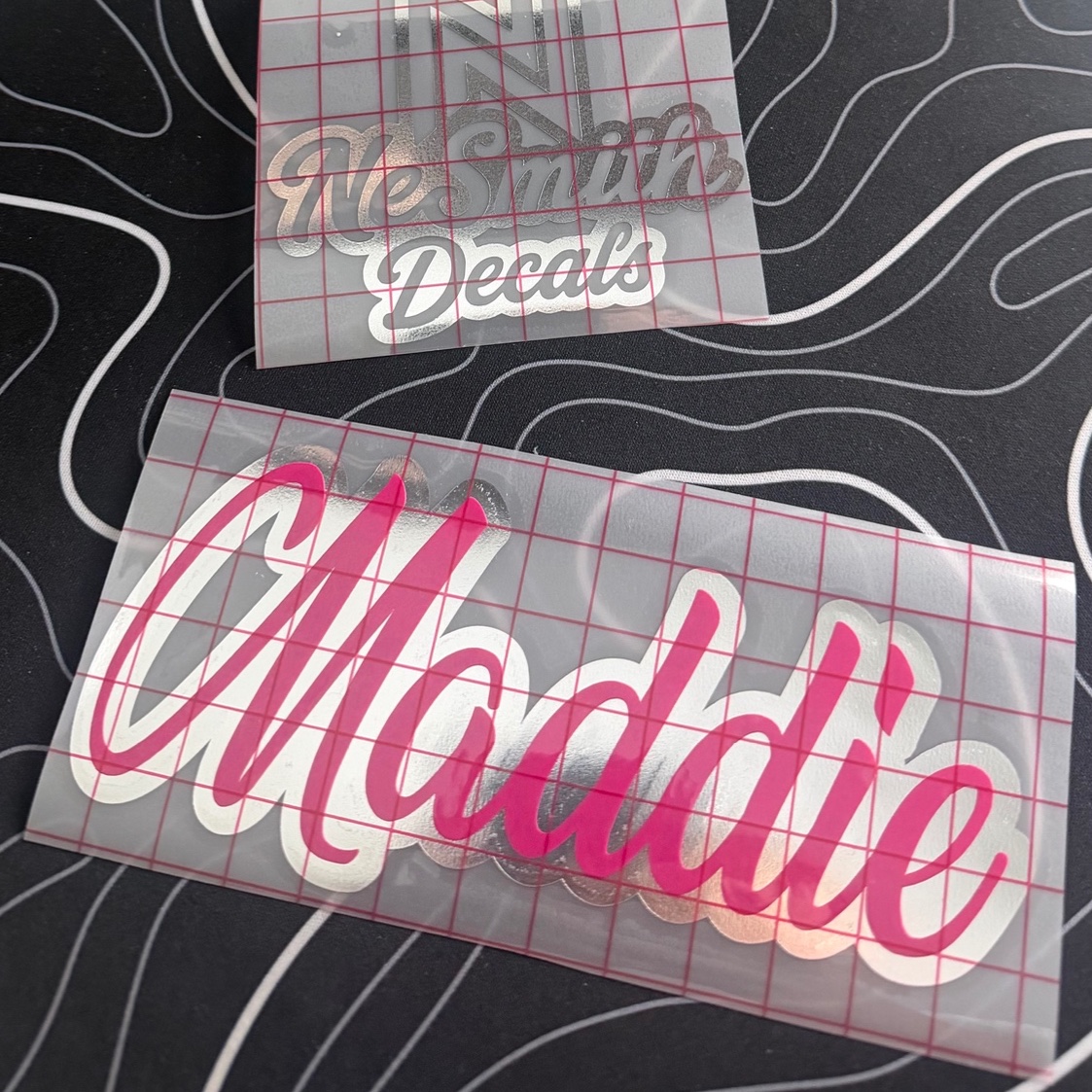 Small Name Decal | CURSIVE FONT, photo 5