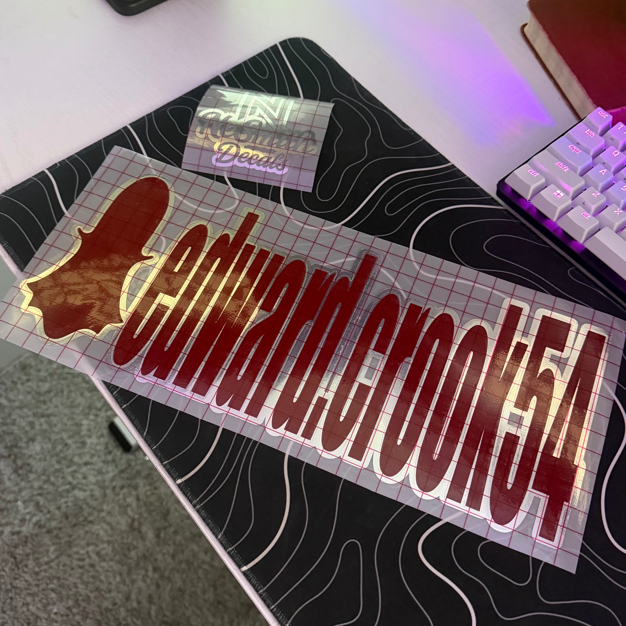 Snapchat @ Decal | (BLOCKY FONT), photo 2