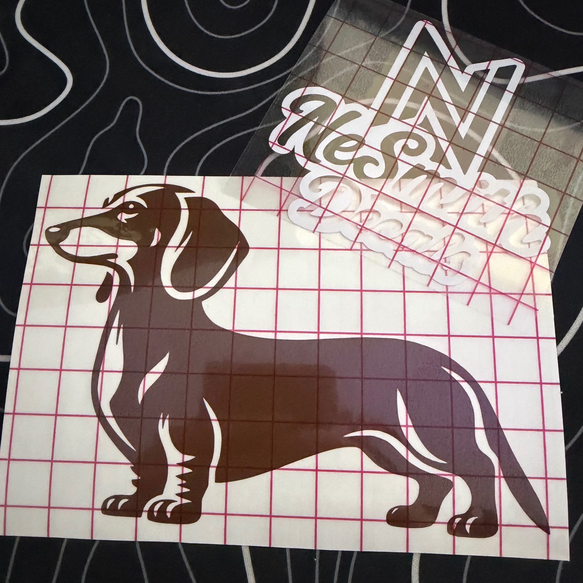 Weenie Dog Decal