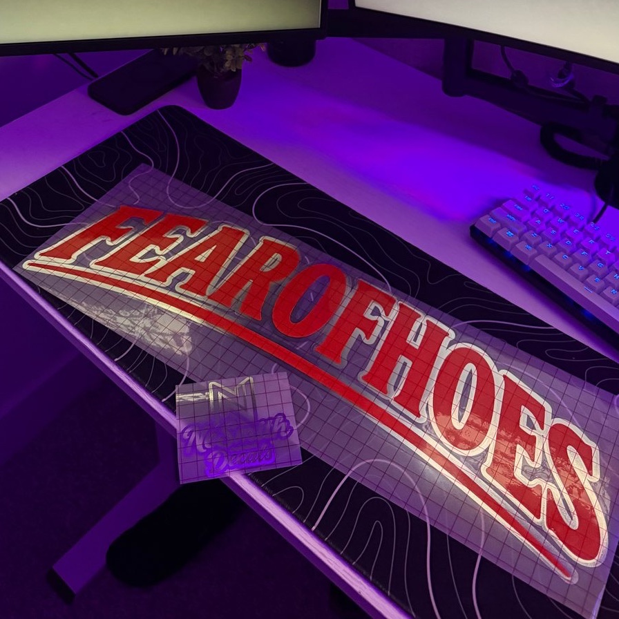 FEAR OF HOES | Windshield Banner, photo 5