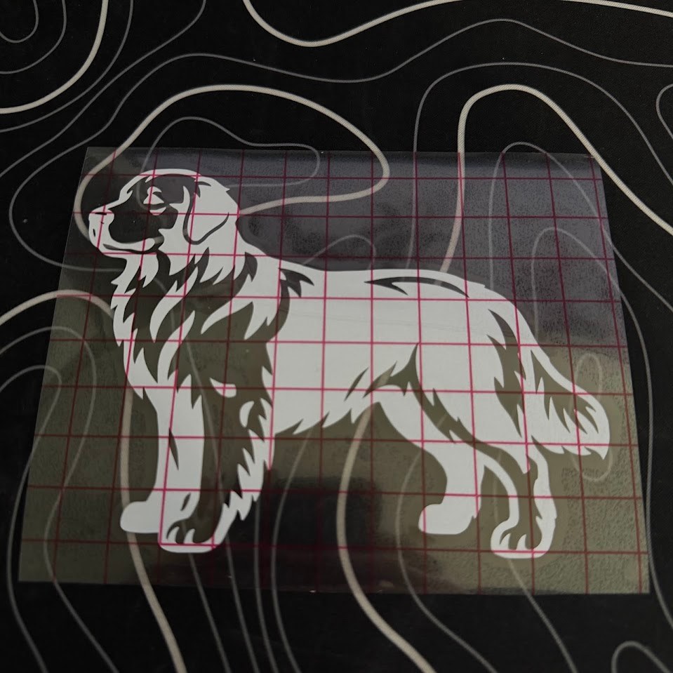 Golden Retriever Decal