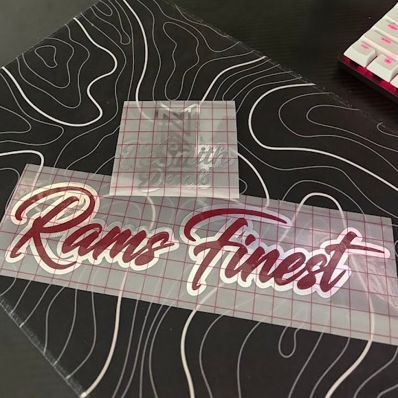 Rams Finest Wording Decal | Rams Finest