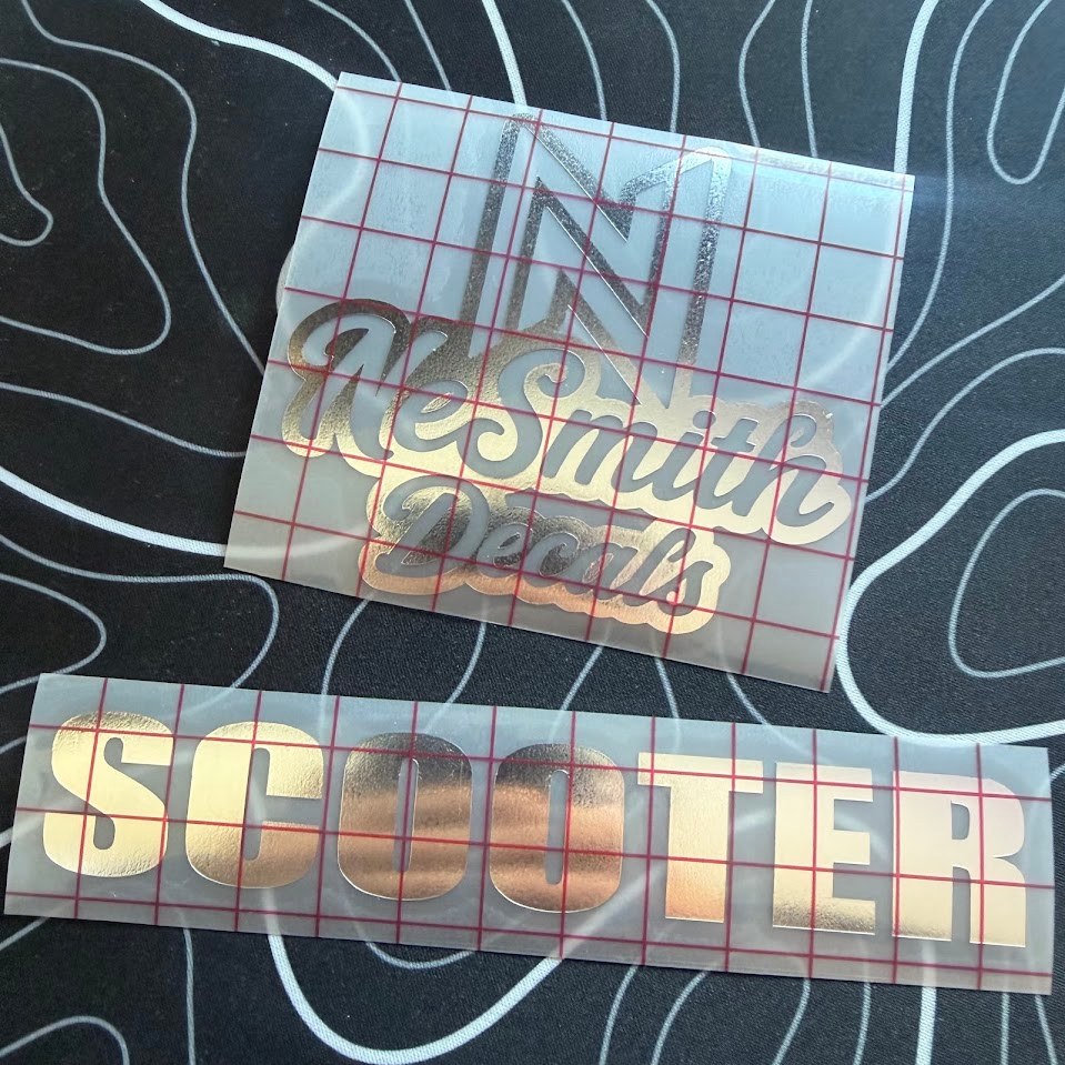 Small Name Decal | BLOCKY FONT