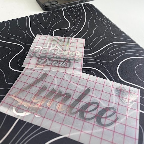 Small Name Decal (with Heart) | (Cursive Font), photo 4