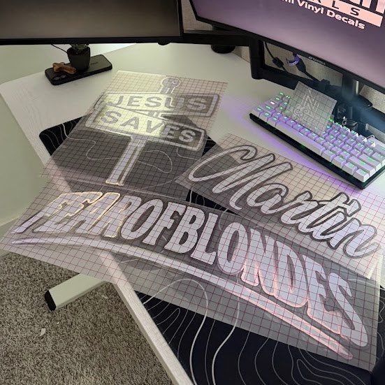 FEAR OF BLONDES | Windshield Banner