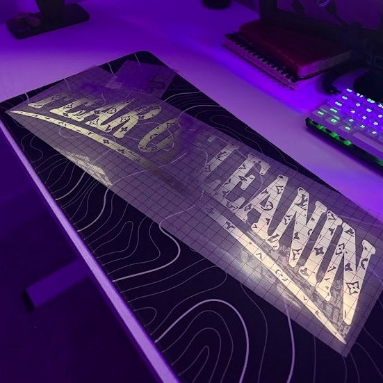 FEAR OF LEANIN “with Monogram Print” | Windshield Banner