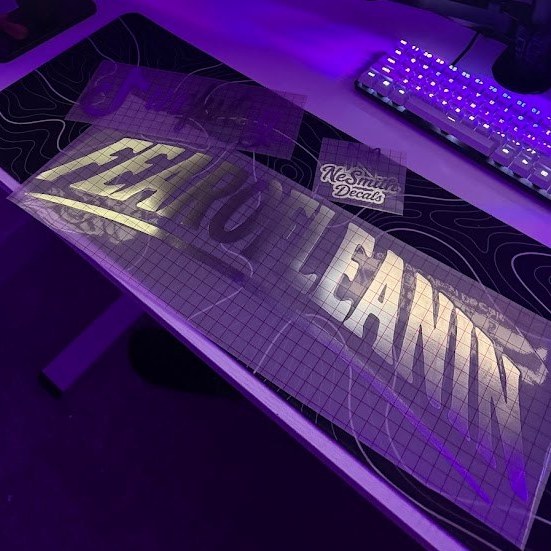 FEAR OF LEANIN | Windshield Banner, photo 2
