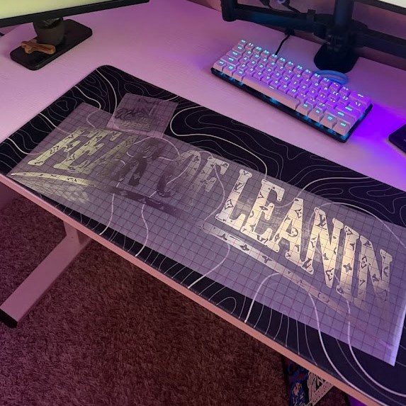 FEAR OF LEANIN “with Monogram Print” | Windshield Banner, photo 3