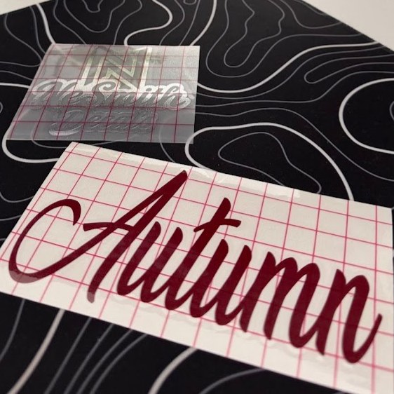 Name Decal | CURSIVE FONT