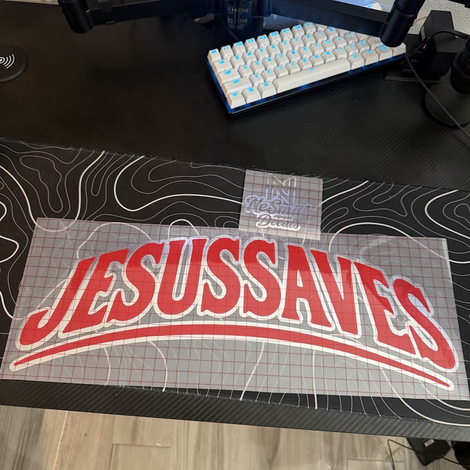 Jesus Saves | Windshield Banner, photo 2