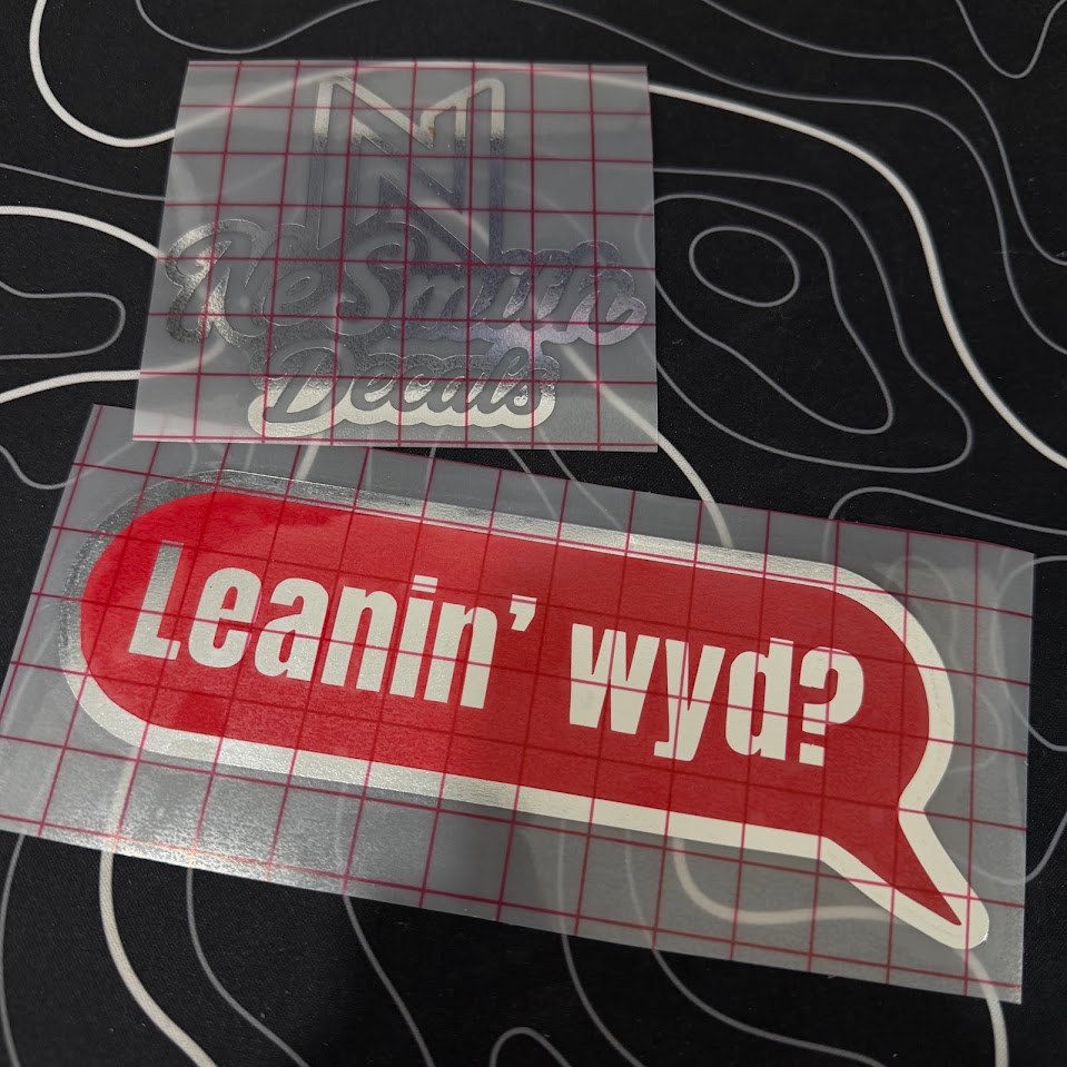 "Leanin' wyd?" Text Bubble Decal, photo 2
