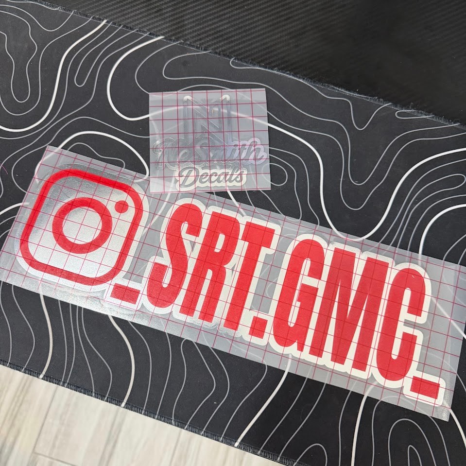Instagram @ Decal | (BLOCKY FONT), photo 4