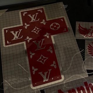 “iv Monogram” Cross Decal, photo 2